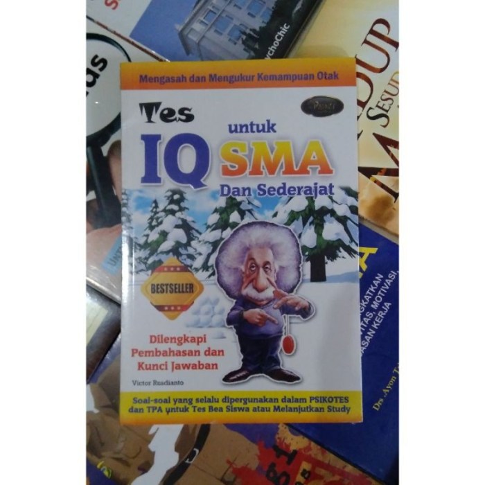 Jual Tes IQ untuk SMA dan Sederajat | Shopee Indonesia Tes IQ Populer Tahun Ini, Cocok untuk Remaja dan Dewasa