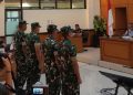 Sidang Andrie Yunus, 4 Terdakwa Anggota TNI Dihadirkan Perdana