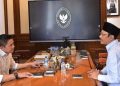 Rapat Seskab Teddy dengan Mensos Usai Kembali dari Prancis