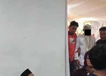 Maling Motor Ditangkap Polisi Saat Resepsi Pernikahan di Garut dan Viral