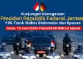 Presiden Jerman Kunjungi Jakarta Besok, 10 Jalan Ditutup Sementara
