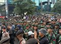 Aparat Dikerahkan Kawal Demo Mahasiswa Trisakti hingga di DPR Dengan Jumlah 4000 Orang
