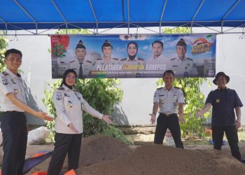 Warga Binaan di Babel Olah Limbah Batu Bara Menjadi Pupuk Kompos Ramah Lingkungan