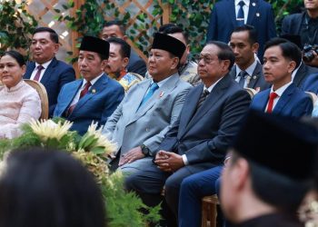 Nikahan Anak Boy Thohir dihadiri Prabowo dan Jokowi Duduk Bersebelahan