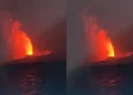 Gunung Anak Krakatau Erupsi Kembali, Tinggi Abu Tidak Teramati