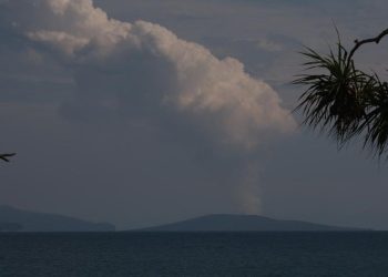 Tinggi Gunung Anak Krakatau Pasca 2018 Belum Dapat Picu Tsunami