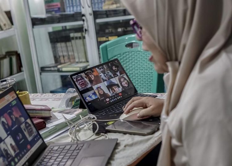 Mekanisme PJJ Pesantren Kemenag di Tiga Pulau Terdampak Karhutla